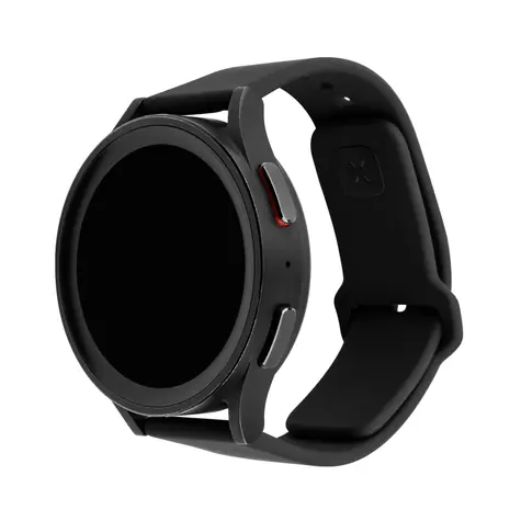 FIXED Set silikónových remienkov Silicone Sporty Strap s Quick Release 20mm pre smartwatch čierny