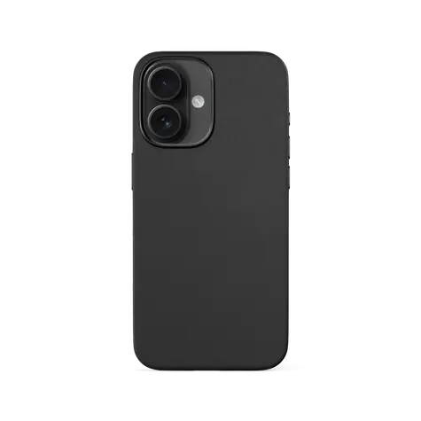 Epico Mag+ Leather ochranný kryt s MagSafe pre Apple iPhone 16 čierna
