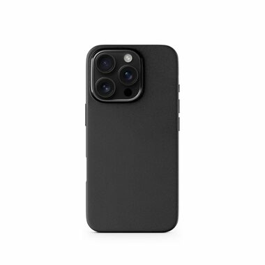 Epico Mag+ Leather ochranný kryt s MagSafe pre Apple iPhone 16 Pro Max čierna