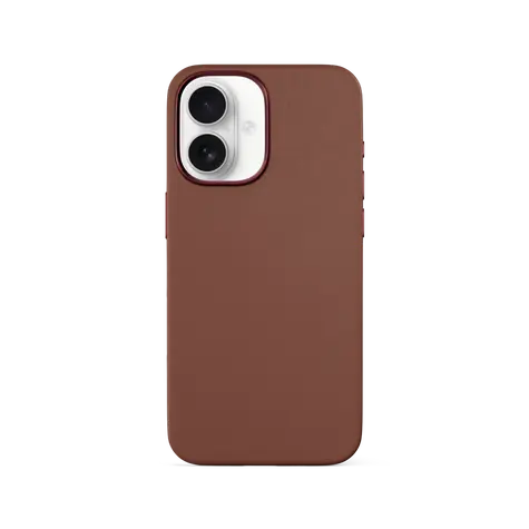 Epico Mag+ Leather ochranný kryt s MagSafe pre Apple iPhone 16 hnedá