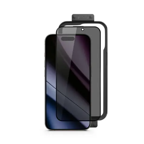 Epico Privacy Glass 3D Ochranné sklo pre Apple iPhone 16/s inštalačným rámčekom