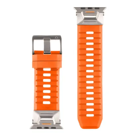 Tactical Tough Band pre Apple Watch Ultra Safety Orange/Silver