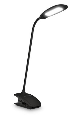 Connect IT CLIP čierna / Stolná LED lampička / 170 lm