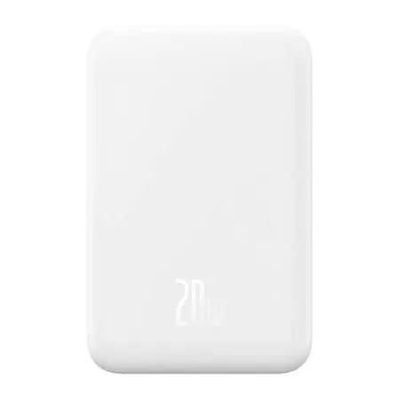Baseus P10022107223-00 biela / Powerbanka / 5000mAh / USB-C / MagSafe / 20W