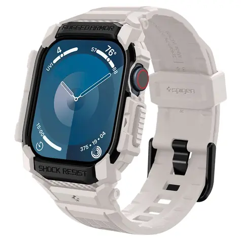 Spigen Rugged Armor Pre Ochranné púzdro pre Apple Watch 2024 42mm dune beige