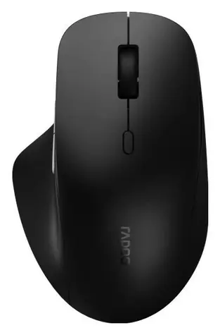 Rapoo M50+ Silent čierna / Bezdrôtová optická myš / 3600 DPI / 2.4 GHZ / dongle / 4 hr.
