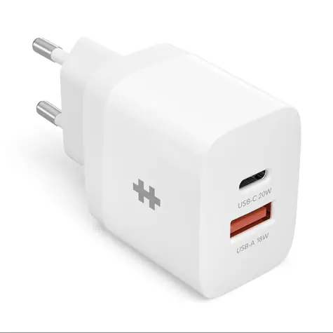 Hyper HyperJuice USB-C nabíjačka 20W biela / USB-C / USB-A / PD