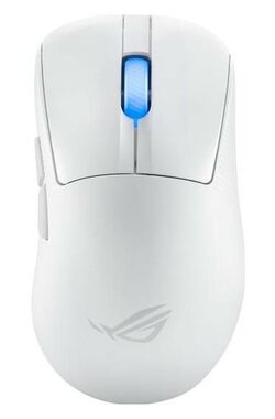 Asus ROG Keris II Ace biela / bezdrôtová herná myš / optická / 42000 DPI / 5 tlačidiel / 2.4 GHz / BT