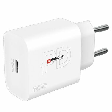 SKROSS USB-C nabíjací adaptér Power charger 30W biela / 1x USB-C