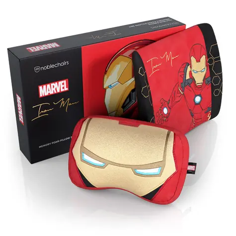 noblechairs Sada vankúšov z pamäťovej peny - Iron Man Edition / pre stoličky EPIC & ICON & HERO & Legend