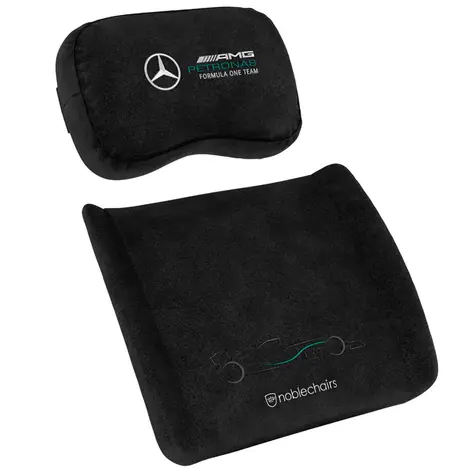 noblechairs Súprava vankúšov z pamäťovej peny - Mercedes- AMG Petronas Formula One Team Edition / pre stoličky EPIC & ICON & HER
