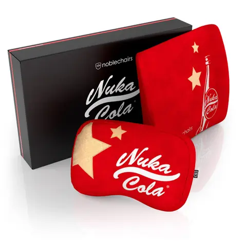 noblechairs Sada vankúšov z pamäťovej peny - Fallout Nuka-Cola Edition / pre stoličky EPIC & ICON & HERO & Legend