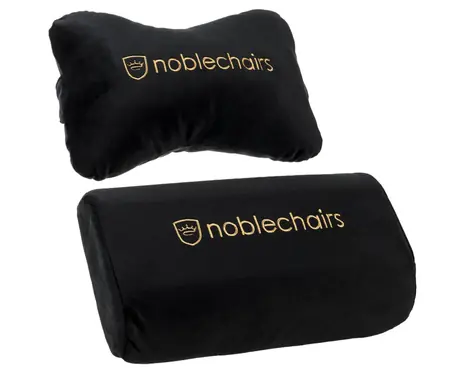 noblechairs Sada vankúšov čierno-zlatá / pre stoličky EPIC & ICON & HERO & Legend