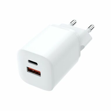 Solight DC75 USB-C + USB-A Fast Charger GaN 33W PD