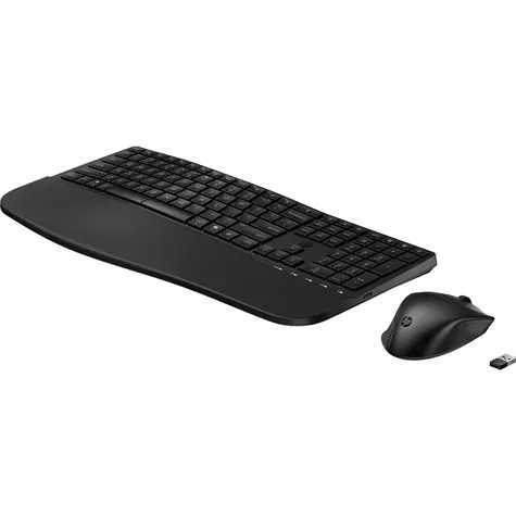 HP 680 Comfort Dual-Mode Combo čierna / Set bezdrôtovej klávesnice + myši / US layout / 2.4GHz USB dongle / 4000 dpi