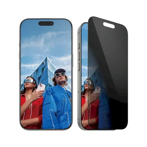 PanzerGlass Privacy Ochranné sklo pre Apple iPhone 16 Pro/s inštalačným rámčekom