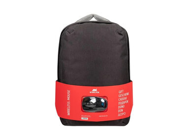 Riva Case 7563 čierna / batoh na notebook 15.6" a bezdrôtová myš