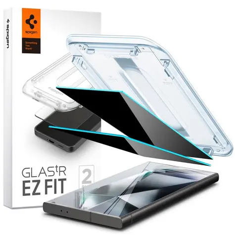 Spigen Glass TR EZ Fit Privacy 2 Pack ochranné sklo pre Samsung Galaxy S24 Ultra / 2ks