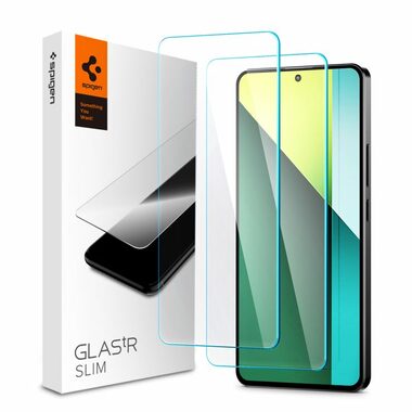 Spigen Glass tR Slim 2 Pack ochranné sklo pre Xiaomi Redmi Note 13 Pro 5G / 2ks