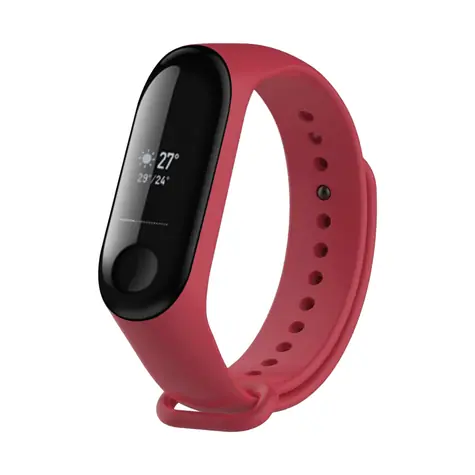 FIXED Silikónový remienok Silicone Strap pre XIAOMI Mi Band 3/4 ružový