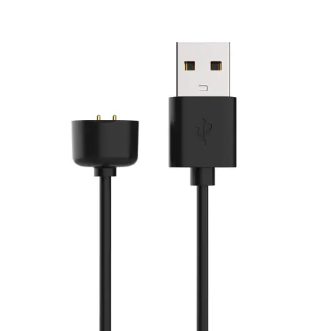 FIXED Nabíjací USB-A kábel pre XIAOMI Mi Band/ SMART Band 5/6/7 čierny