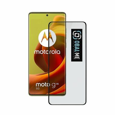 OBAL:ME 5D Tvrdené Sklo pre Motorola G85 čierna