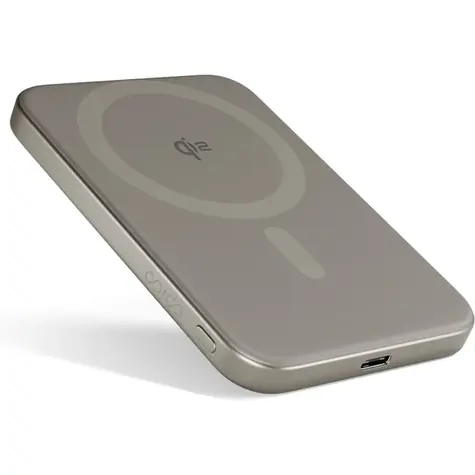 Epico UltraPack EM51 MagSafe Qi2 titánová / Bezdrôtová powerbanka / 5000 mAh / USB-C / 20W
