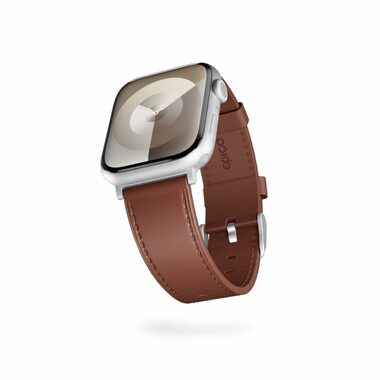 Epico Leather Watch Strap kožený remienok pre Apple Watch 38/40/41/42mm hnedá