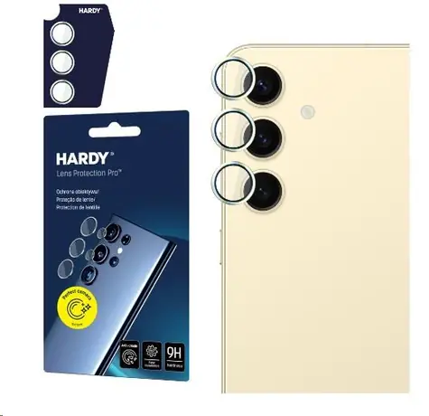 3mk HARDY Lens Protection Pre sklá na fotoaparát pre Samsung Galaxy S24+ Yellow