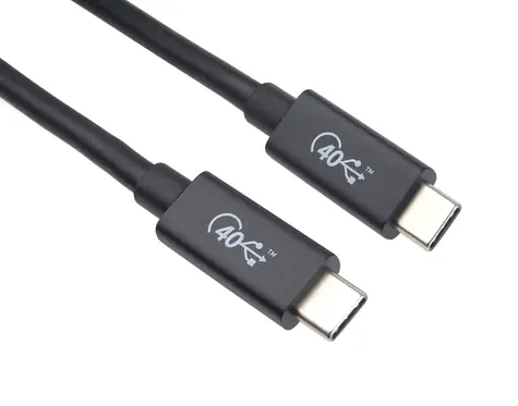 PremiumCord USB4 Gen 3x2 40Gbps 8K@60Hz kábel Thunderbolt 3 dĺžka 1.2m