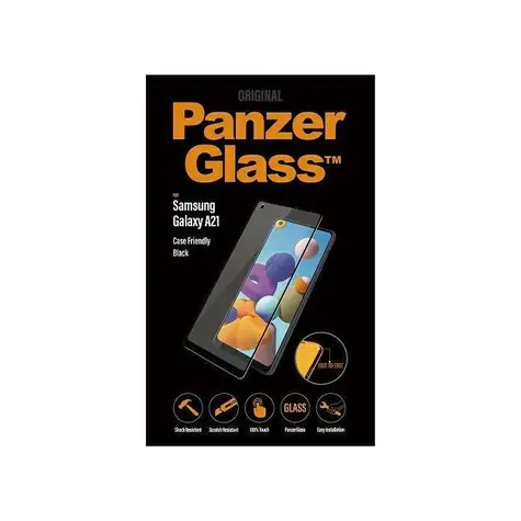 PanzerGlass Tvrdené sklo Case Friendly pre Samsung Galaxy A21 čierna