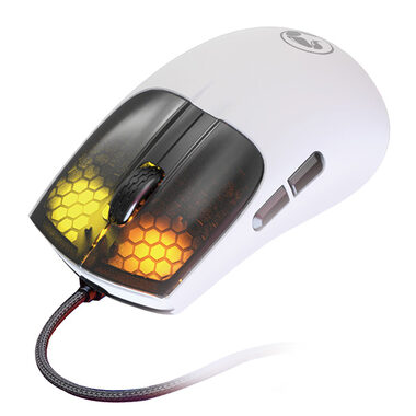 Marvo M727 biela / herná optická myš / 12000 DPI / RGB / USB / 1.6m