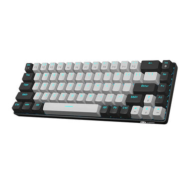 MageGee MK-BOX čierno-šedá / Mechanická herná klávesnica / US layout / kábel USB-C / RGB podsvietenie 