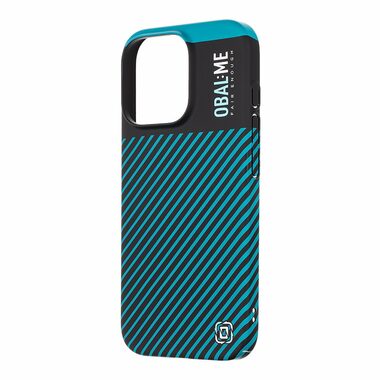 OBAL:ME Flossy Stripes Kryt pre Apple iPhone 16 Pre čierna/tyrkys