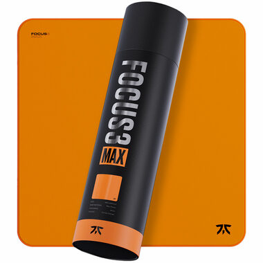 Fnatic FOCUS3 MAX XL oranžová / Herná podložka pod myš / 48 x 48 cm