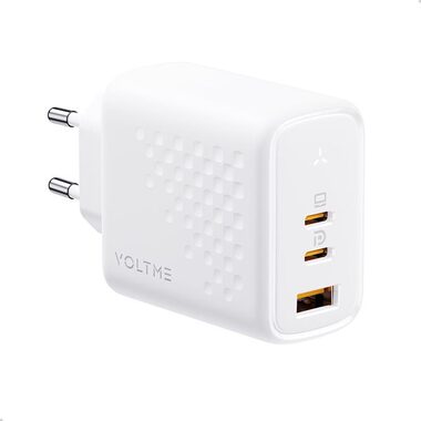 VOLTME Revo 67 CCA 67W biela / GaN / 67W / 2x USB-C / 1x USB-A 