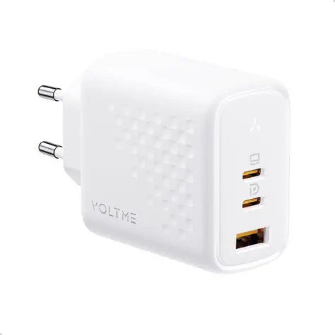 VOLTME Revo 67 CCA 67W biela / GaN / 67W / 2x USB-C / 1x USB-A 