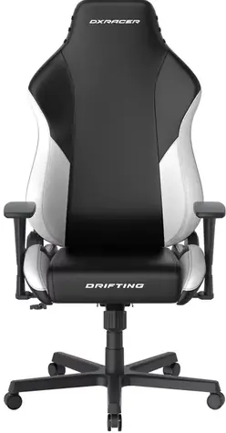 DXRacer DRIFTING XL Herná stolička čierno-biela / 130-140 cm / syntetická koža / 125 kg / 3D-Područky
