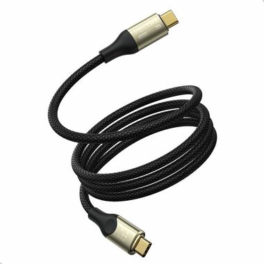 VOLTME Powerlink Utron Series CTC Kábel USB-C(M) 5A/240W 2m čierna / 2x USB-C(M)