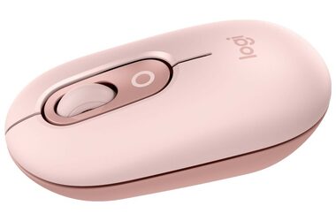 Logitech POP ružová / bezdrôtová optická myš / 4 tlačidlá / 4000dpi / BT