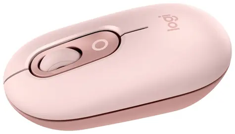 Logitech POP ružová / bezdrôtová optická myš / 4 tlačidlá / 4000dpi / BT
