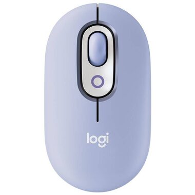 Logitech POP fialová / bezdrôtová optická myš / 4 tlačidlá / 4000dpi / BT
