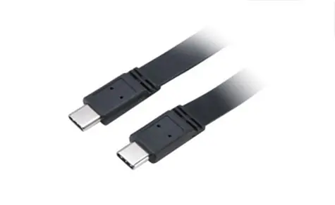 Akasa USB-C 3.1 Gen2 (M) - USB-C 3.1 Gen2 (M) 1m čierna / Slim / 10Gbps 