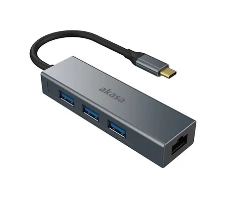Akasa AK-CBCA20-18BK dokovacia stanica / 3x USB-A 3.0 / 1x Ethernet 