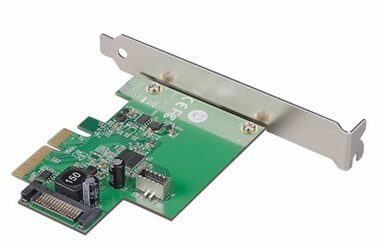 Akasa PCIe karta USB 3.2 Gen 2 interný konektor