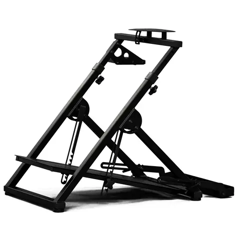 Nitro Concepts C-Racer čierna / Skladacie domáce sim závodné rig / pre základne Moza & Thrustmaster & CAMMUS & a ďalšie 