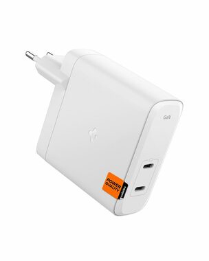 Spigen ArcStation Pro GaN 140W biela / Nabíjačka / 2x USB-C 
