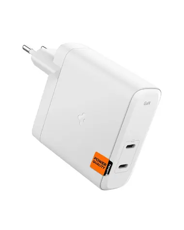 Spigen ArcStation Pro GaN 140W biela / Nabíjačka / 2x USB-C 