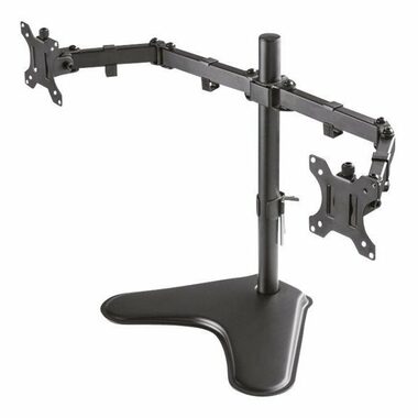 Neomounts FPMA-D550DBLACK čierna / Držiak displeja na stôl / 10-32" / svorka / VESA 100x100 / nosn. 2x 8kg / 2 displeje