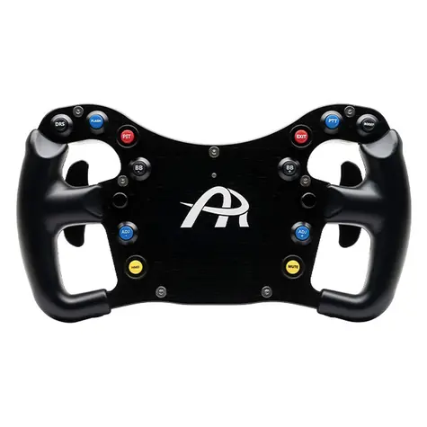 Ascher Racing F28-SC V2 / Závodný volant / 28.5cm / 2 pádla / 18 ovládacích prvkov